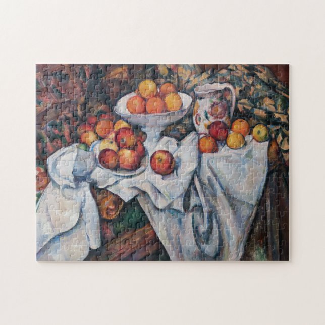 Paul Cezanne - still Life, Apples and Oranges Pussel (Horisontell)