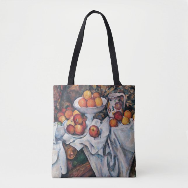 Paul Cezanne - still Life, Apples and Oranges Tygkasse (Framsida)