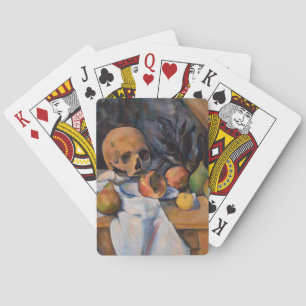 Paul Cezanne - still Life with Skull Casinokort