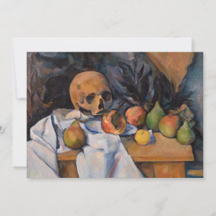 Paul Cezanne - still Life with Skull Inbjudningar