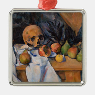 Paul Cezanne - still Life with Skull Julgransprydnad Metall