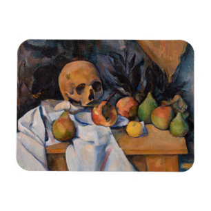 Paul Cezanne - still Life with Skull Magnet