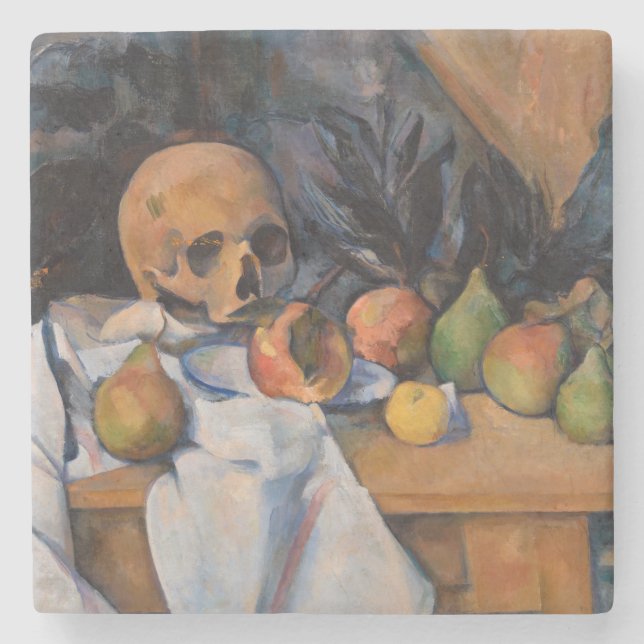 Paul Cezanne - still Life with Skull Stenunderlägg (Framsidan)