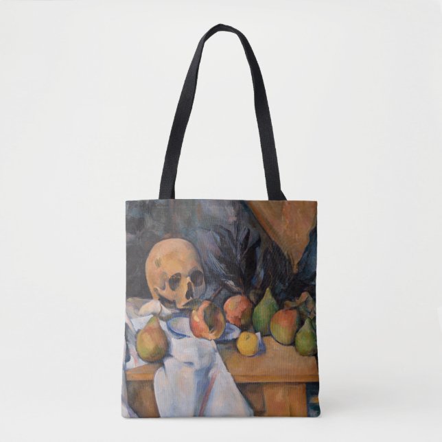 Paul Cezanne - still Life with Skull Tygkasse (Framsida)