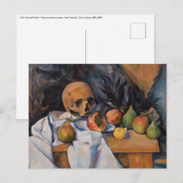 Paul Cezanne - still Life with Skull Vykort