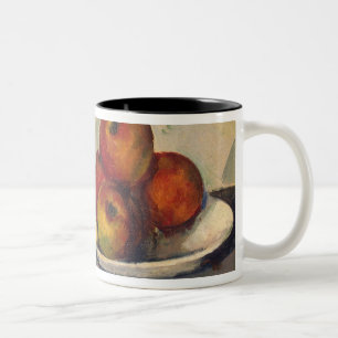 Paul Cezanne   stilleben med äpplen, c.1890 Två-Tonad Mugg