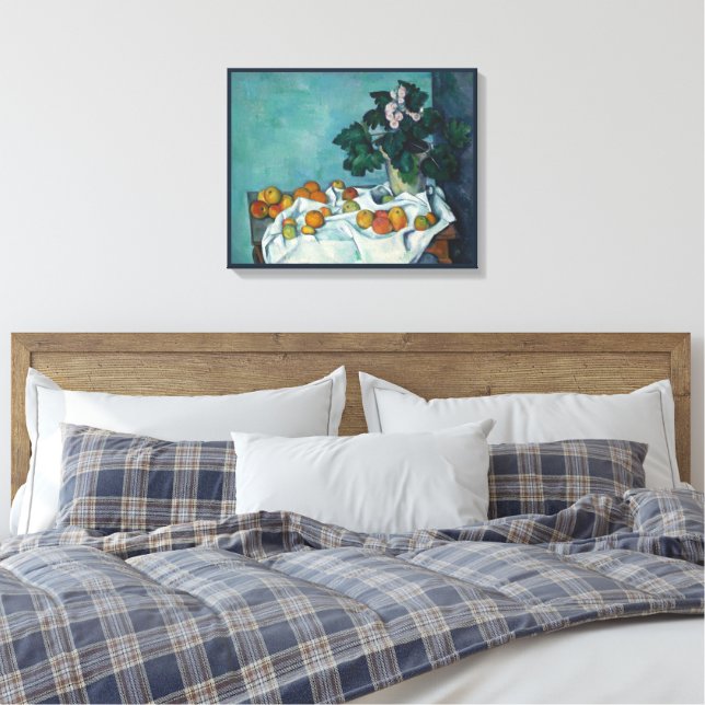 Paul Cezanne Stilleben Med Äpplen Finkonst Canvastryck (Insitu (sovrum))
