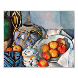 Paul Cezanne - stilleben med äpplen Fototryck