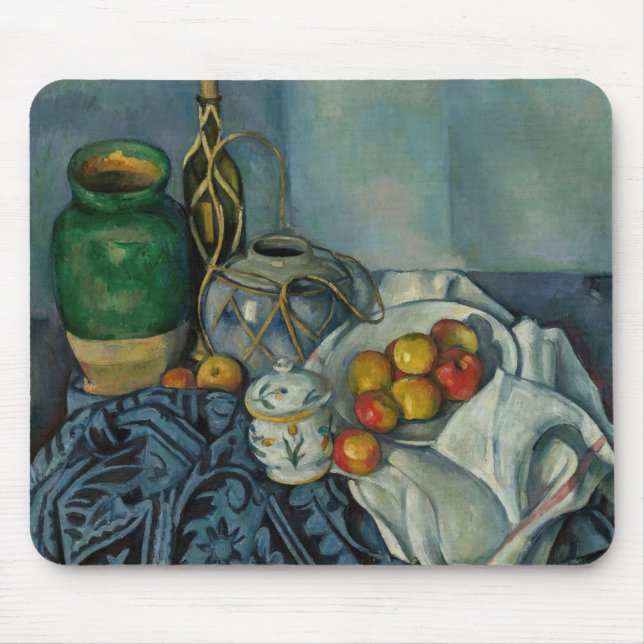 Paul Cezanne - Stilleben med äpplen Musmatta (Framsidan)