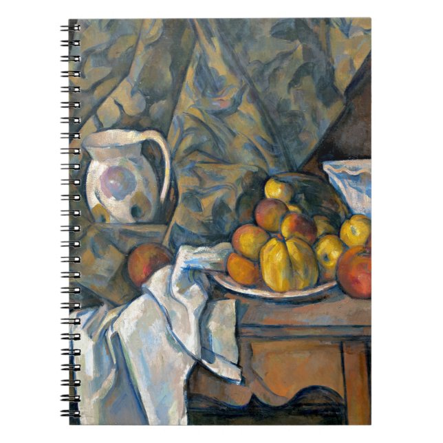 Paul Cezanne | stilleben med äpplen och persikor, Anteckningsbok (Framsidan)