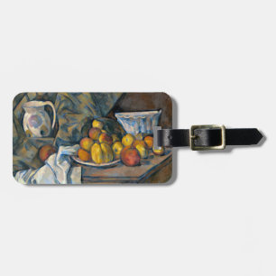 Paul Cezanne stilleben med äpplen och persikor, Bagagebricka