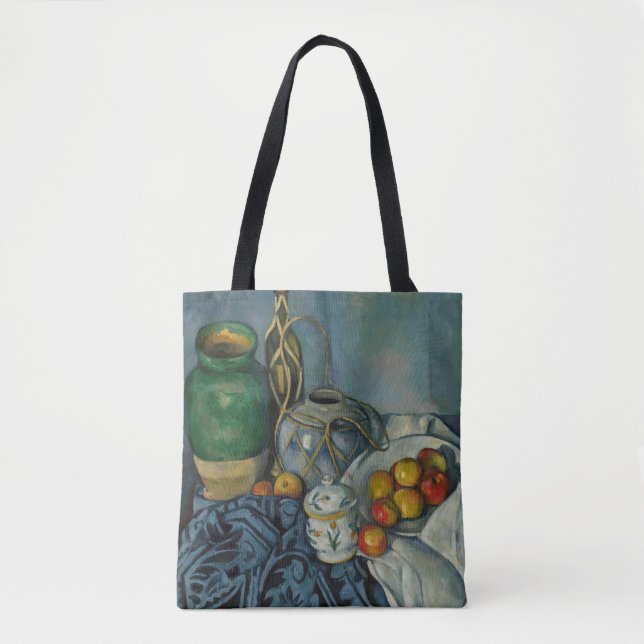 Paul Cezanne - Stilleben med äpplen Tygkasse (Framsida)