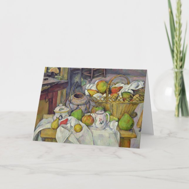 Paul Cezanne | stilleben med basketen, 1888-90 Kort (Framsida)
