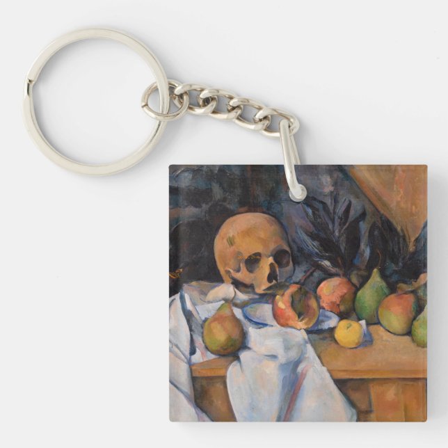 Paul Cezanne - Stilleben med dödskalle (Framsidan)