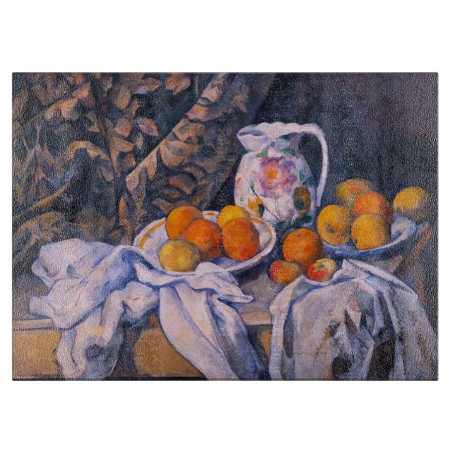 Paul Cezanne - Stilleben med en gardin (Framsidan)