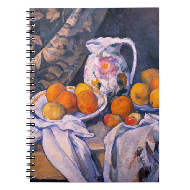 Paul Cezanne - Stilleben med en gardin Anteckningsbok (Framsidan)