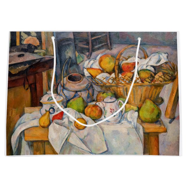 Paul Cezanne - Stilleben med korg (Framsidan)