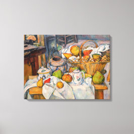 Paul Cezanne - Stilleben med korg Canvastryck