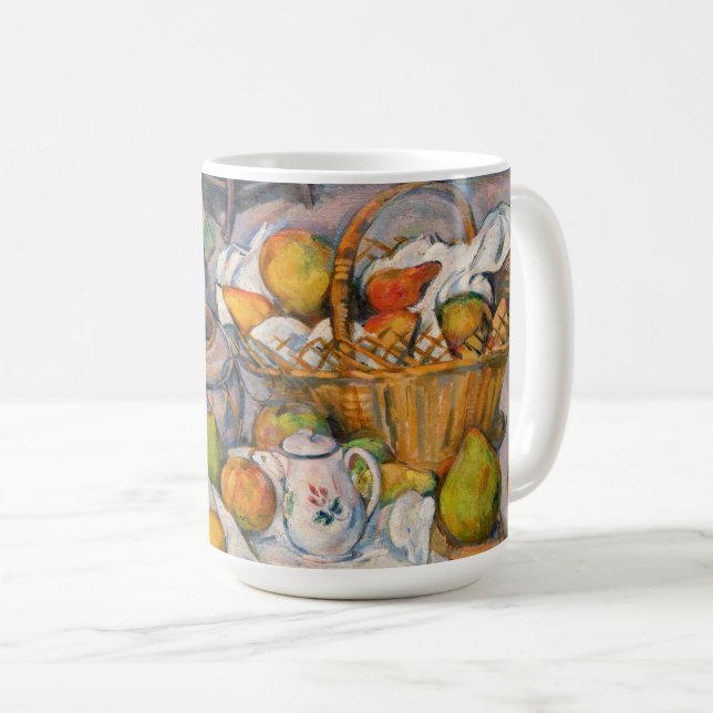 Paul Cezanne - Stilleben med korg Kaffemugg (Framsida höger)