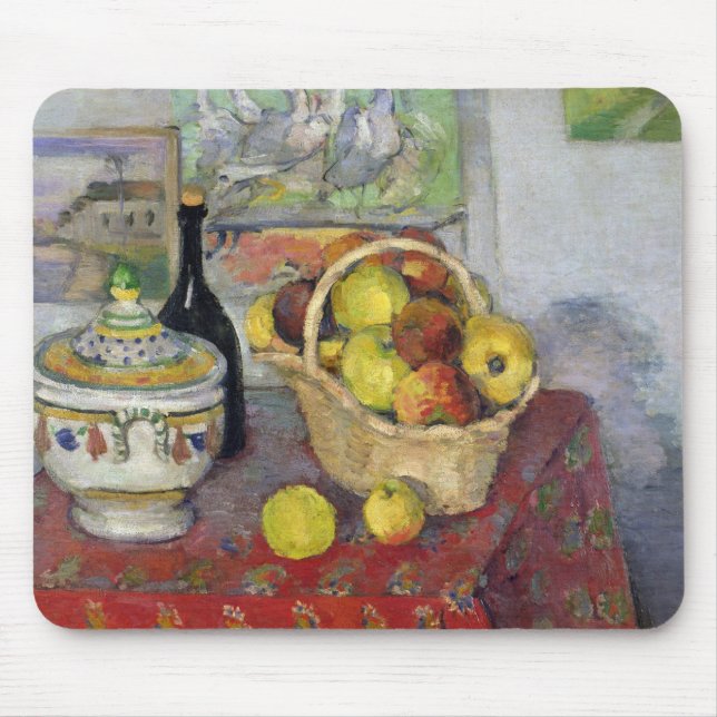 Paul Cezanne | stilleben med tureenen, c.1877 Musmatta (Framsidan)