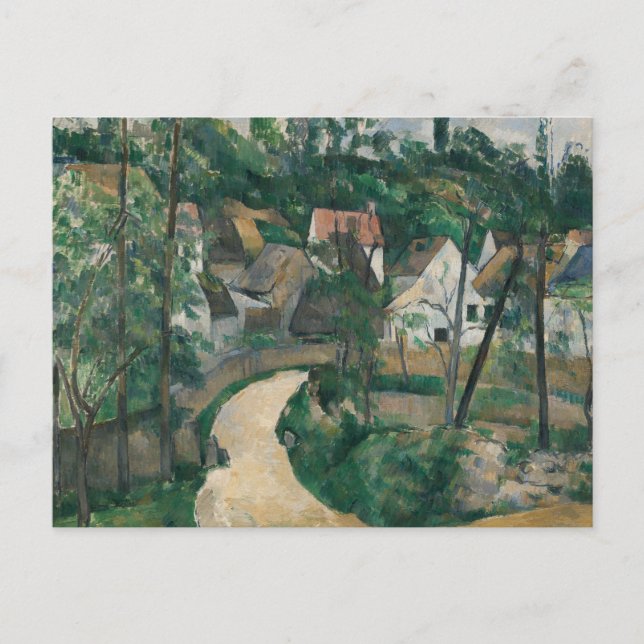 Paul Cezanne - sväng in på vägen Vykort (Framsida)