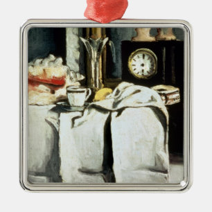 Paul Cezanne Svart marmorklocka, c.1870 Julgransprydnad Metall