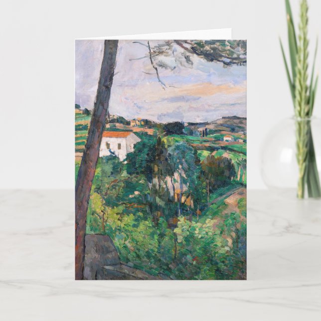 Paul Cezanne - Tallgran vid L'Estaque Kort (Framsida)