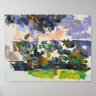 Paul Cezanne - The Garden at Les Lauves Poster