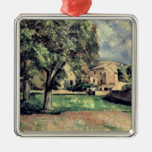 Paul Cezanne träd i en parkera, Jas de Bouffan, Julgransprydnad Metall