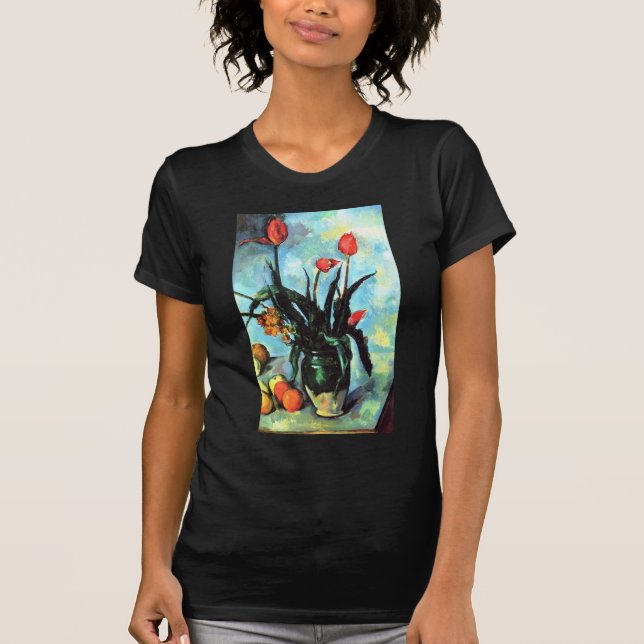Paul Cezanne - vas av tulpan T Shirt (Framsida)