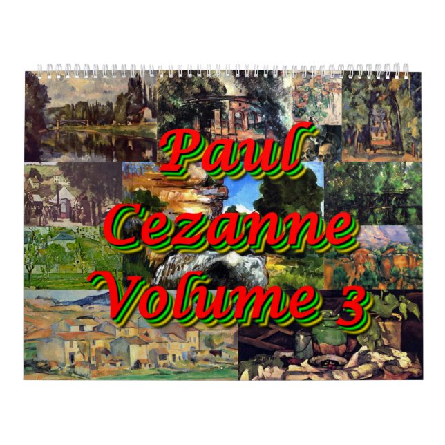 Paul Cezanne Volym 3 Kalender (Omslag)
