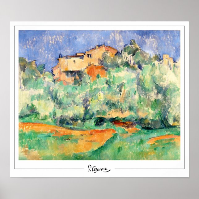 Paul Cézanne Zedign Art Poster #13 (Framsidan)