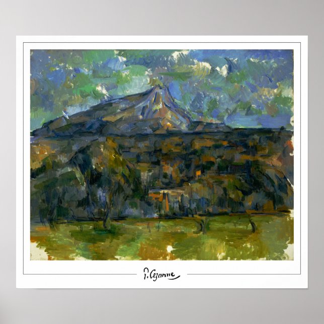 Paul Cézanne Zedign Art Poster #14 (Framsidan)