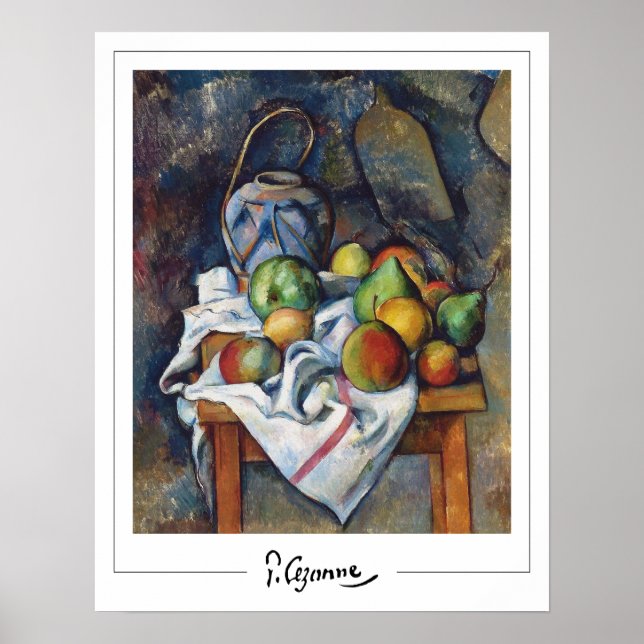 Paul Cézanne Zedign Art Poster #241 (Framsidan)