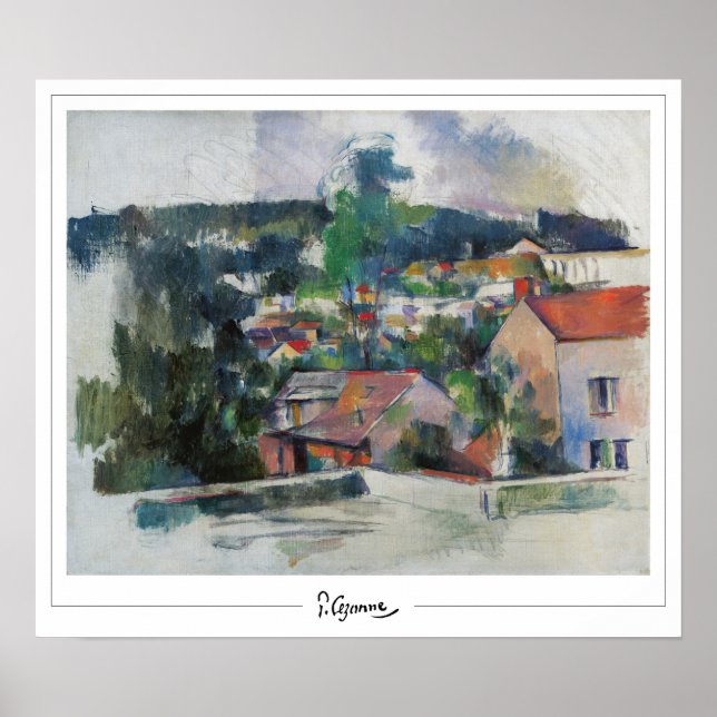 Paul Cézanne Zedign Art Poster #28 (Framsidan)