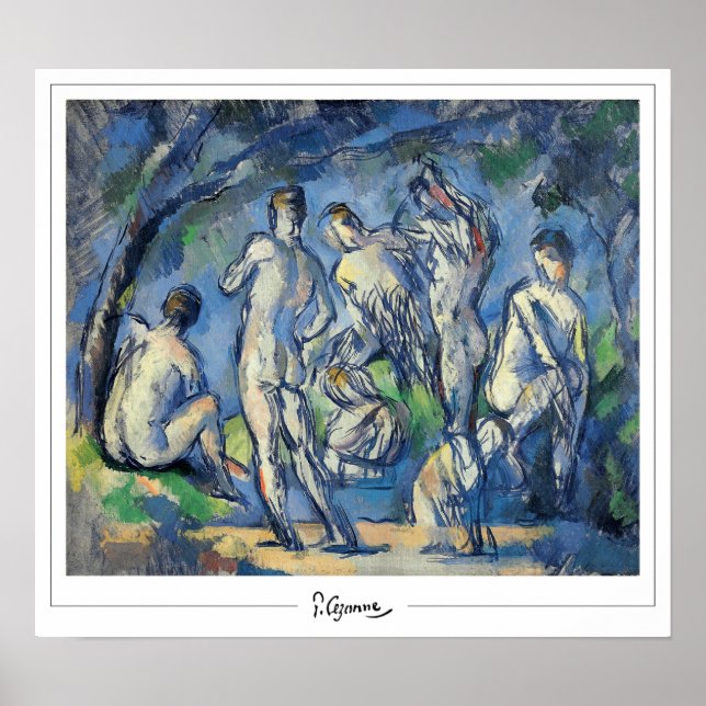 Paul Cézanne Zedign Art Poster #34 (Framsidan)