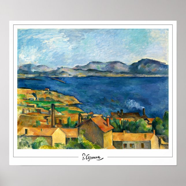 Paul Cézanne Zedign Art Poster #35 (Framsidan)