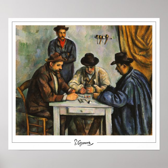 Paul Cézanne Zedign Art Poster #386 (Framsidan)