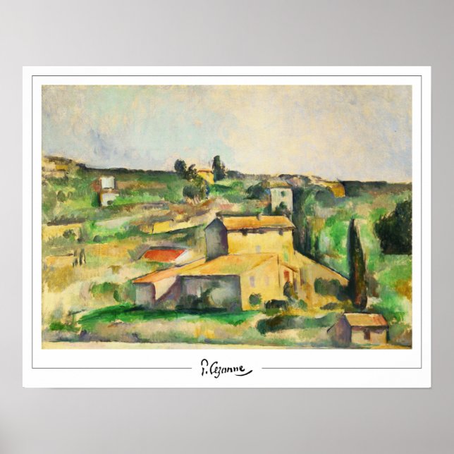 Paul Cézanne Zedign Art Poster #42 (Framsidan)