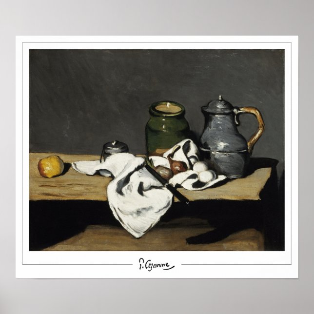 Paul Cézanne Zedign Art Poster #43 (Framsidan)