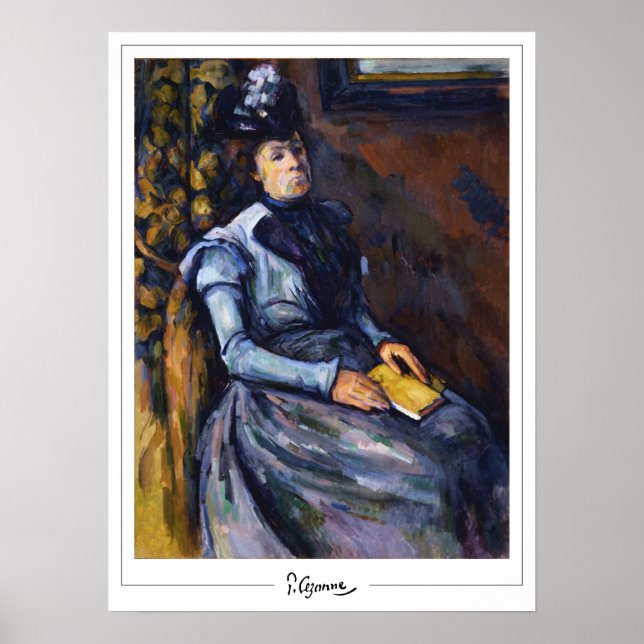 Paul Cézanne Zedign Art Poster #45 (Framsidan)
