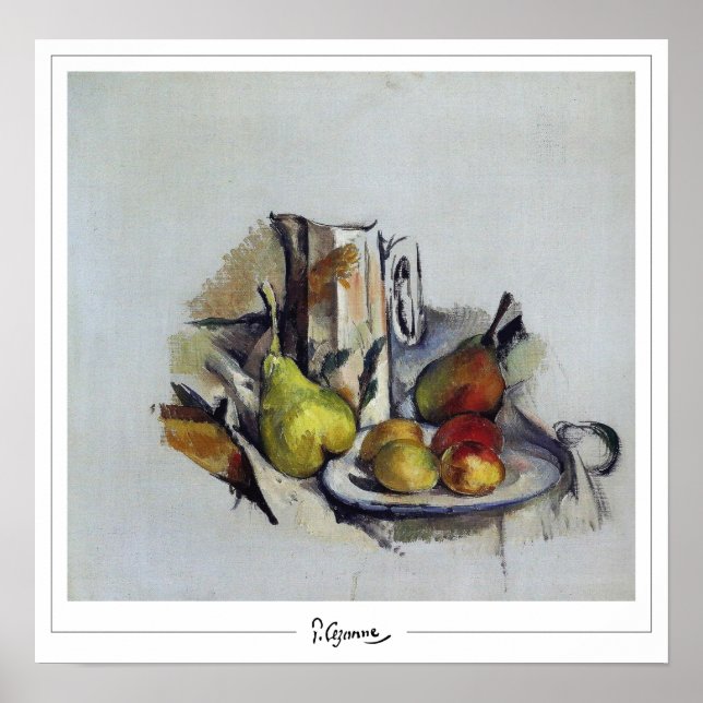 Paul Cézanne Zedign Art Poster #459 (Framsidan)