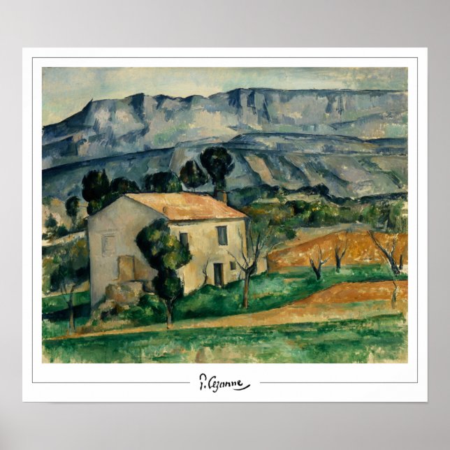 Paul Cézanne Zedign Art Poster #47 (Framsidan)