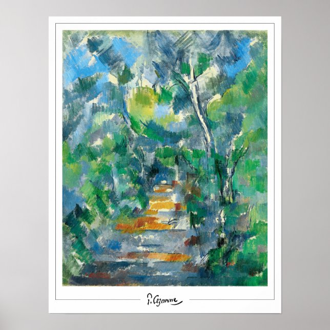 Paul Cézanne Zedign Art Poster #5 (Framsidan)