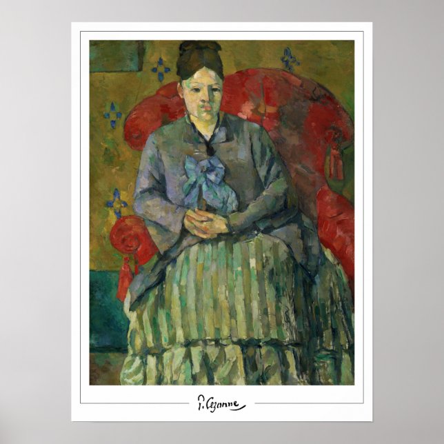 Paul Cézanne Zedign Art Poster #52 (Framsidan)