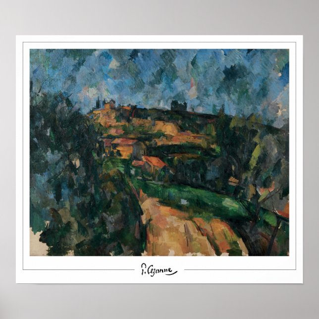 Paul Cézanne Zedign Art Poster #56 (Framsidan)