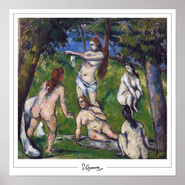 Paul Cézanne Zedign Art Poster #578 (Framsidan)