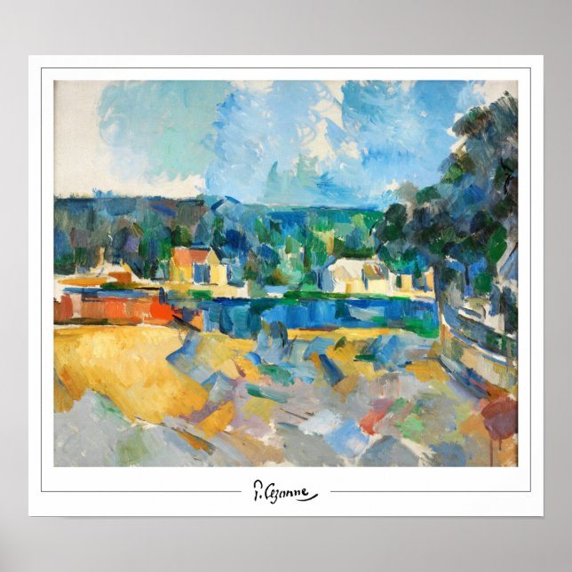 Paul Cézanne Zedign Art Poster #591 (Framsidan)