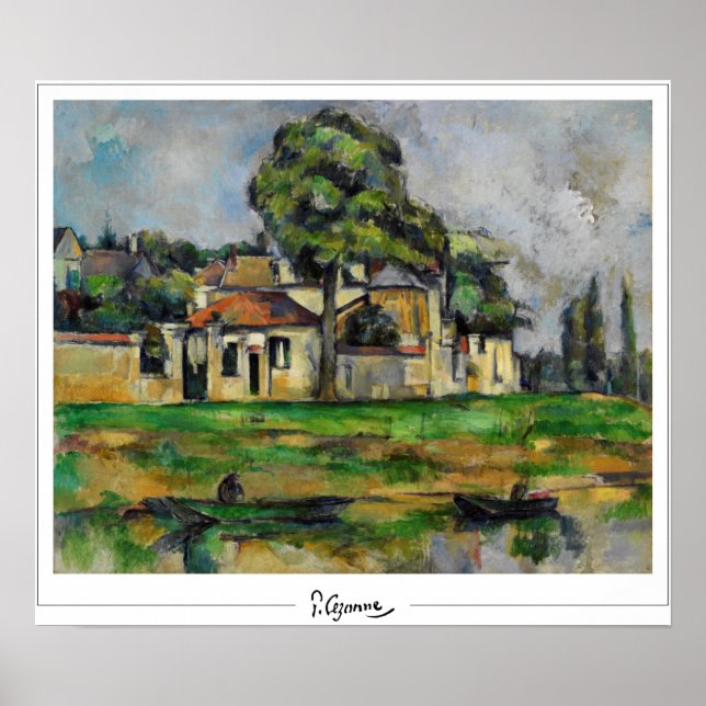 Paul Cézanne Zedign Art Poster #63 (Framsidan)
