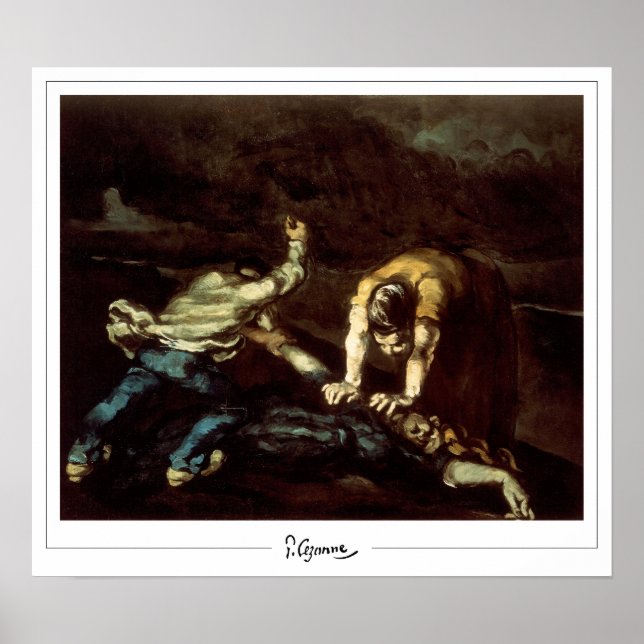 Paul Cézanne Zedign Art Poster #65 (Framsidan)